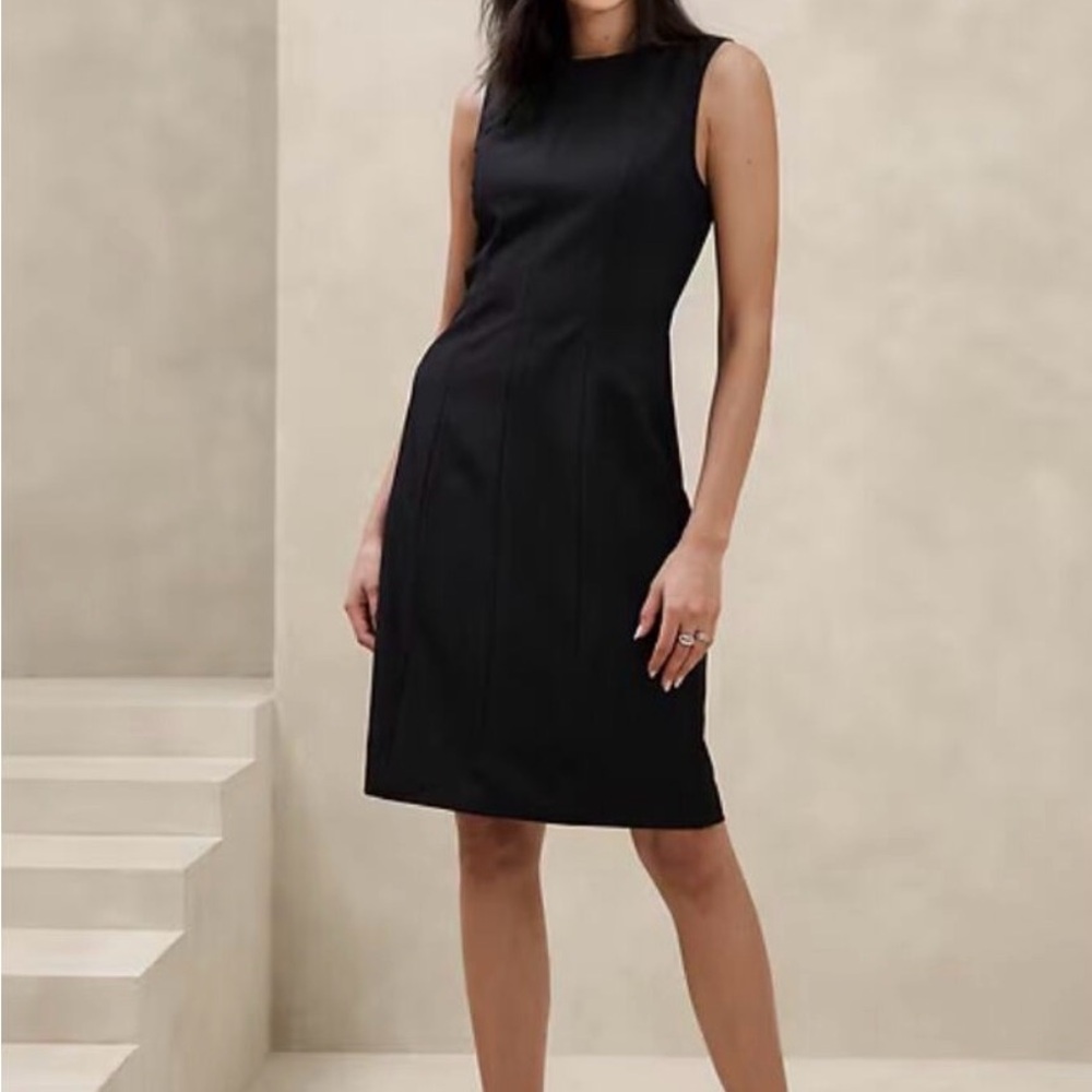 Banana Republic Black Midi Dress